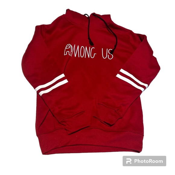 ✨3/$30✨ Women’s Red Among Us Hoodie - Picture 1 of 8